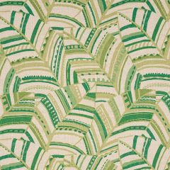 F Schumacher Deco Leaves Palm 178650 Tropicana Collection Indoor Upholstery Fabric