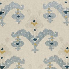 F Schumacher Raja Embroidery Stone 65813 by Martyn Lawrence Bullard Indoor Upholstery Fabric