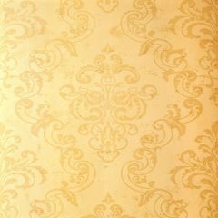 F-Schumacher Giovan Damask-Maize 529121 Luxury Decor Wallpaper