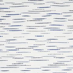 F Schumacher Leland Stripe Blue 80141 World View Collection Indoor Upholstery Fabric