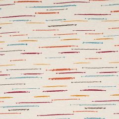 F Schumacher Leland Stripe Multi 80142 World View Collection Indoor Upholstery Fabric