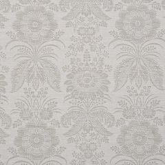 F Schumacher Greta Damask Grey 80421 New Traditional IIi Collection Indoor Upholstery Fabric