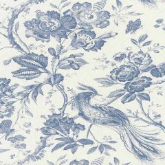 F Schumacher Birds Of Paradise Blue 1048044 Indoor Upholstery Fabric