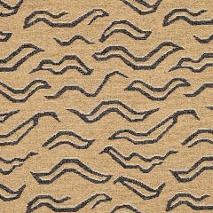 F Schumacher Kata Camel With Black 80680 Tapis Collection Indoor Upholstery Fabric