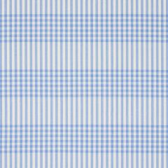 F Schumacher Bergen Plaid Sky 80803 Smith Street Collection Indoor Upholstery Fabric