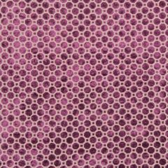 Robert Allen Velvet Geo Magenta 217389 Color Library Collection Indoor Upholstery Fabric