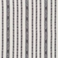 F Schumacher Mariam Ikat Black 71982 Caravanne Collection Indoor Upholstery Fabric
