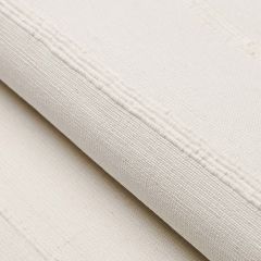 F Schumacher Cambaya Handwoven Stripe White 81392 by Onora Indoor Upholstery Fabric
