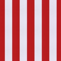 Sattler Red Block Stripes 315167 Awning - Shade - Marine Fabric
