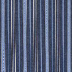 F Schumacher Lightfoot Stripe Delft 81440 by Williamsburg Indoor Upholstery Fabric