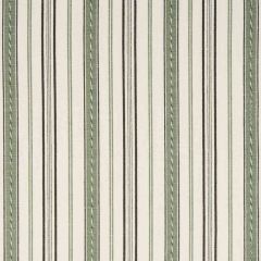 F Schumacher Lightfoot Stripe Moss 81442 by Williamsburg Indoor Upholstery Fabric