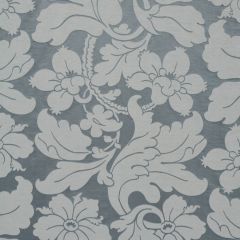 F Schumacher Dandridge Damask Palace Slate 81462 by Williamsburg Indoor Upholstery Fabric