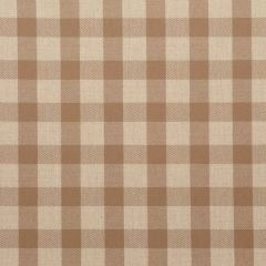 F Schumacher Galt Wool Check Coffee 81611 by Williamsburg Indoor Upholstery Fabric