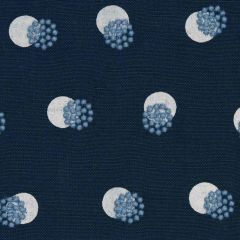 F Schumacher Taylor Embroidery Sky On Navy 81843 Easy Elements Collection Indoor Upholstery Fabric