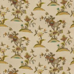 Lee Jofa Cambria Crewel Plum / Moss 2018138-103 by Suzanne Rheinstein Multipurpose Fabric