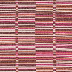 F Schumacher Tierra Stripe Berry 82012 Uncommon Threads Collection Indoor Upholstery Fabric