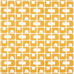 F Schumacher Den Applique Ochre 82033 by Hadiya Williams Indoor Upholstery Fabric