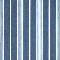 F Schumacher Hampton Stripe  Indigo 82300 by Mary McDonald Upholstery Fabric
