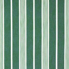 F Schumacher Hampton Stripe  Emerald 82302 by Mary McDonald Upholstery Fabric