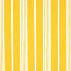 F Schumacher Hampton Stripe  Canary 82303 by Mary McDonald Upholstery Fabric