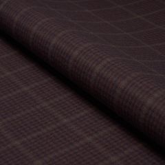 F Schumacher Aldridge Wool Houndstooth Burgundy 82332 by Patterson Flynn Indoor Upholstery Fabric