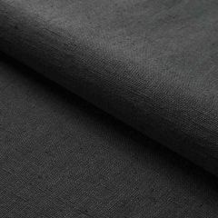 F Schumacher Marco Performance Linen Charcoal 82624 Perfect Basics: Linen Collection Indoor Upholstery Fabric