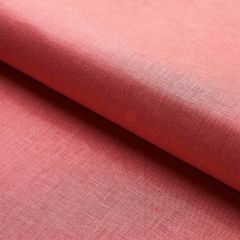 F Schumacher Lange Glazed Linen Coral 82680 Perfect Basics: Linen Collection Indoor Upholstery Fabric