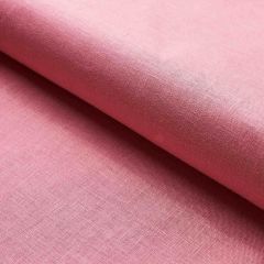 F Schumacher Lange Glazed Linen Pink 82681 Perfect Basics: Linen Collection Indoor Upholstery Fabric