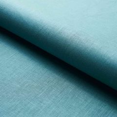 F Schumacher Lange Glazed Linen Ocean 82685 Perfect Basics: Linen Collection Indoor Upholstery Fabric