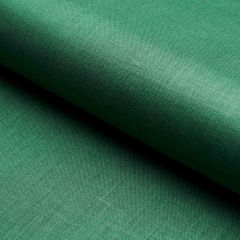 F Schumacher Lange Glazed Linen Emerald 82687 Perfect Basics: Linen Collection Indoor Upholstery Fabric