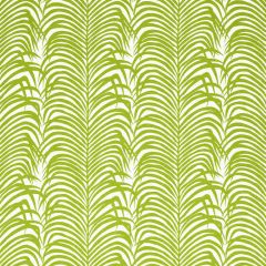F Schumacher Zebra Palm Woven  Green 82780 Swing Time Indoor/Outdoor Collection Upholstery Fabric