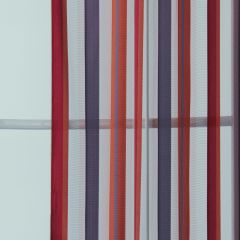Robert Allen Contract Classic Stripe Sangria 228594 Decorative Sheers Collection Drapery Fabric