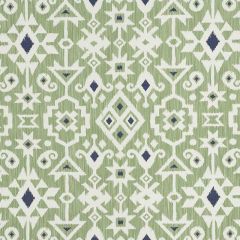 F Schumacher Crusoe Ikat Green 76522 World View Collection Indoor Upholstery Fabric