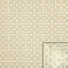 Sunbrella Fretwork Flax 45991-0001 Elements Collection - Reversible Upholstery Fabric (Dark Side)