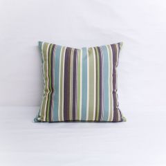Indoor/Outdoor Sunbrella Brannon Whisper - 18x18 Vertical Stripes Throw Pillow