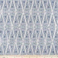 Premier Prints Foster Prussian Blue / Flax Moroccan Collection Multipurpose Fabric