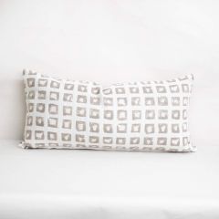 Indoor/Outdoor Sunbrella Kindle Silk (light side) - 24x12 Throw Pillow