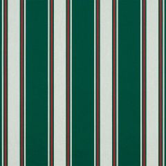 Sunbrella Forest Green Fancy 4790-0000 46-Inch Stripes Awning / Shade Fabric