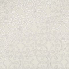 Beacon Hill Michi Scroll Silver 259842 Silk Jacquards and Embroideries Collection Multipurpose Fabric