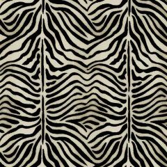 F Schumacher Zebre Epingle Java / Ivory 43492 Animal Prints Wovens Collection Indoor Upholstery Fabric