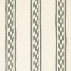 F. Schumacher Mojave Ikat Stripe Slate 67512 Ikat Collection