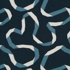 Robert Allen Vento Ribbon Admiral 262106 Modern Drama Collection By DwellStudio Indoor Upholstery Fabric