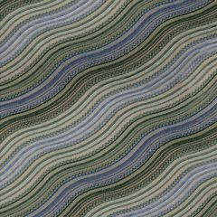 Lee Jofa Modern Water Stripe Embroidery Juniper / Lake GWF-3100-313 by Kelly Wearstler Indoor Upholstery Fabric