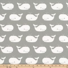 Premier Prints Whale Tales Storm / White Twill Multipurpose Fabric