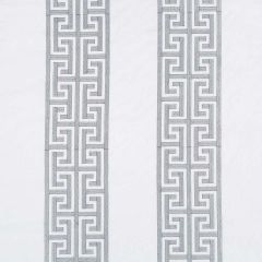 Beacon Hill Meandros Titanium 261830 Linen Embroideries Collection Multipurpose Fabric