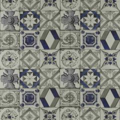 Gaston Y Daniela Trastevere Azul / Gris GDT5332-4 Tierras Collection Multipurpose Fabric