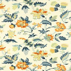 F Schumacher Alana Floral Vine Apricot 173692 Indoor Upholstery Fabric