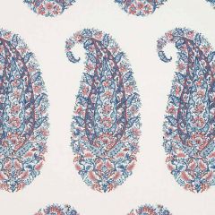 F Schumacher Shirala Paisley Delft and Rose 173784 Palampore Collection Indoor Upholstery Fabric