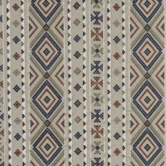 Mulberry Home Shaftesbury Blue / Lovat FD715-H46 Bohemian Romance Collection Multipurpose Fabric