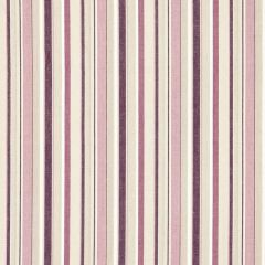 F Schumacher Tybee Stripe Mulberry 66052 Sea Island Stripes Collection Indoor Upholstery Fabric